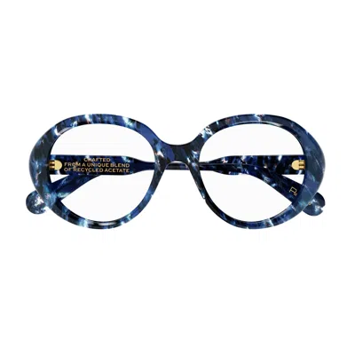 Chloé Ch0221o Linea Gayia 005 Glasses In Blu