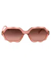 Chloé Ch0227s Sunglasses In 003 Brown Pink Copper