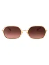 Chloé Chloe Sunglasses Ch0231 S 002 In 002 Gold Gold Copper
