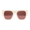 Chloé Naomy Oversize-frame Sunglasses In Beige