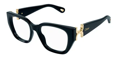Chloé Ch0238o Women's Glasses, Blue, Size 51 In Black