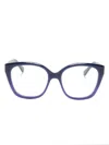 Chloé Ch0241o Cat-eye Glasses In 蓝色