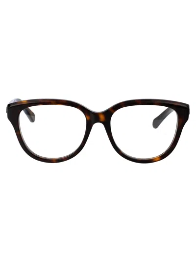 Chloé Ch0243o Glasses In 006 Havana Havana Transparent