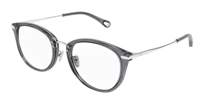 Chloé Ch0248oa Asian Fit Women's Glasses, Clear, Size 53 In Gray