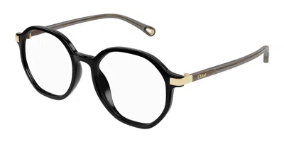 Chloé Ch0249oa Asian Fit 001 Women's Glasses Black Size 53 - Free Lenses - Blue Light Block Available