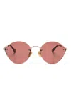 Chloé Ch0253s Sunglasses In Gold