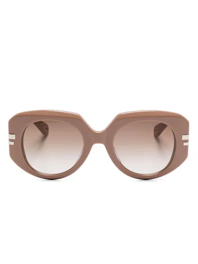 Chloé Ch0257s Sunglasses In Neutrals