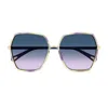 Chloé 58mm Gradient Square Sunglasses