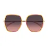 Chloé Oversize-frame Sunglasses In Multicolore