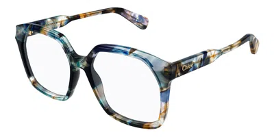 Chloé Ch0263o 011 Women's Glasses Tortoiseshell Size 53 - Free Lenses - Blue Light Block Available In Gray