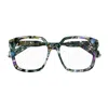 Chloé Ch0263o Linea Gayia 003 Blue Transparent Glasses In Multi