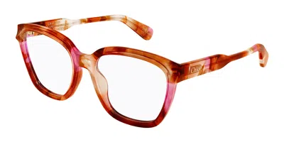 Chloé Ch0265o 008 Women's Glasses Tortoiseshell Size 54 - Free Lenses - Blue Light Block Available In Brown
