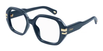 Chloé Ch0266o Women's Glasses, Blue, Size 53