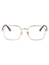 Chloé Ch0268o Glasses In Gold-burgundy-transparent