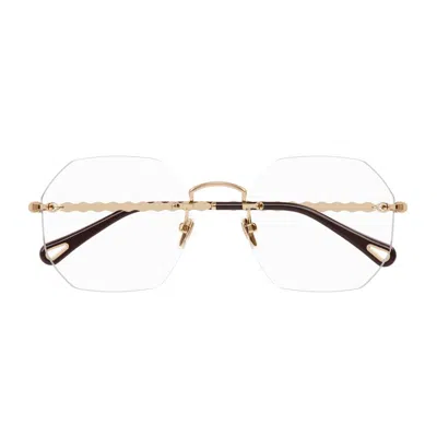 Chloé Ch0270o Linea  002 Light Gold Glasses