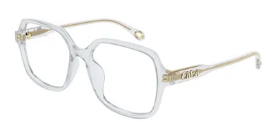 Chloé Ch0277oa Asian Fit Women's Glasses, Grey, Size 53 In Gray