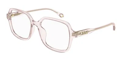Chloé Ch0277oa Asian Fit Women's Glasses, Pink, Size 53