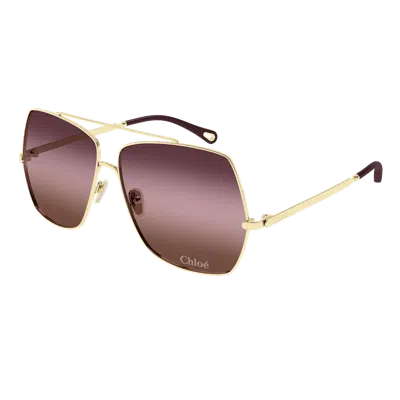 Chloé Ch0278 S Sunglasses In Brown