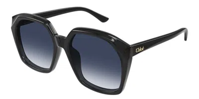 Chloé Ch0280s 002 Women's Sunglasses Black Size 57