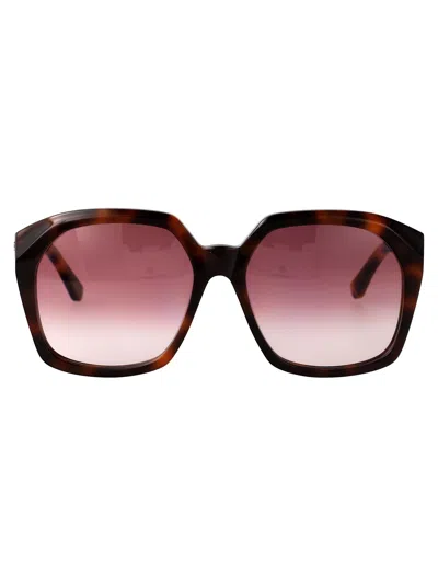 Chloé Ch0280s Sunglasses In Red