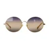Chloé Chloe Women Gold Metal Salome Sunglasses In Gold