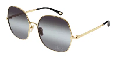 Chloé Ch0282s 001 Women's Sunglasses Gold Size 60 In Multi