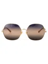 Chloé Chloe Squared Sunglasses Ch0282 S 002 In Multi
