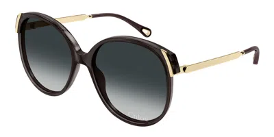 Chloé Ch0285s 001 Women's Sunglasses Grey Size 58 In Multi