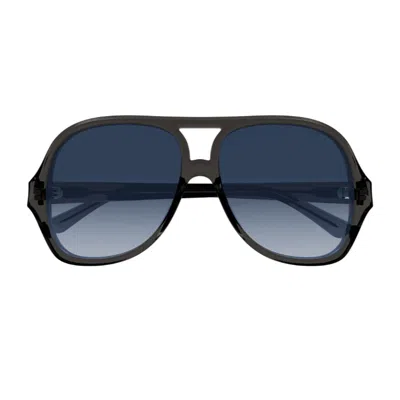 CHLOÉ CHLOÉ CH0289S SALOMÉ LINEA CHLOÉ 001 GREY BLUE SUNGLASSES