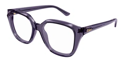 Chloé Ch0293o Women's Glasses, Purple, Size 53
