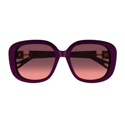 CHLOÉ CHLOÉ CH0303SK MARCIE-LINEA CHLOÉ 005 BURGUNDY RED SUNGLASSES