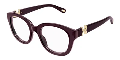 Chloé Ch0304o Women's Glasses, Purple, Size 51