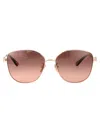 Chloé Chloe Squared Sunglasses Ch0306 Sk 002 In Brown