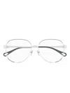 Chloé Ch0307o Silver In Brown