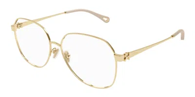 Chloé Ch0307o Women's Glasses, Gold, Size 58