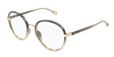 Chloé Ch0308o 005 Women's Glasses Gold Size 53 - Free Lenses - Blue Light Block Available