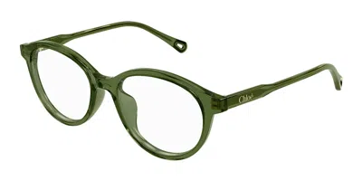Chloé Ch0316oa Asian Fit 003 Women's Glasses Green Size 52 - Free Lenses - Blue Light Block Available