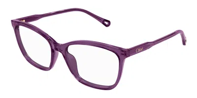 Chloé Ch0318o Women's Glasses, Burgundy, Size 55