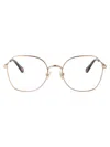 Chloé Ch0320o Glasses In Gold-gold-transparent