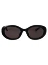 Chloé Chloe Round Sunglasses Ch0323 Sk 001 In Black