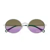Chloé Round Sunglasses In Metallic