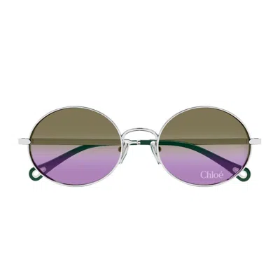 Chloé Ch0326s Aly – Linea Sunglasses In Silver