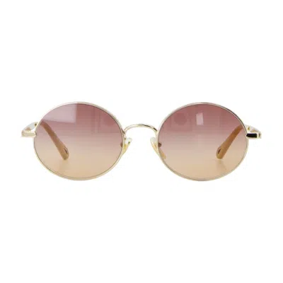 Chloé Ch0326s Sunglasses  Metal Gold In Pink