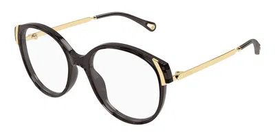 Chloé Ch0328o 001 Occhiali Da Vista Grigi Per Donna (solo Montatura) In Gray