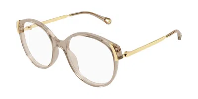 Chloé Ch0328o 008 Occhiali Da Vista Marroni Per Donna (solo Montatura) In Brown