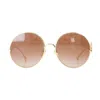 Chloé Women Aly Sunglasses In Brown