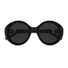 Chloé Eyewear Round Frame Sunglasses In Black