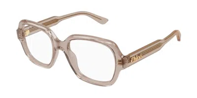 Chloé Ch0341o 004 Occhiali Da Vista Marroni Per Donna (solo Montatura) In Brown