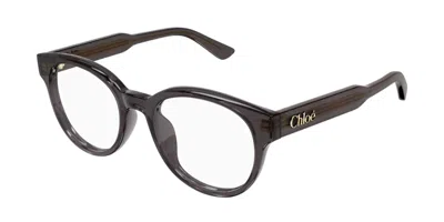 Chloé Ch0343oa Asian Fit 001 Women's Glasses Grey Size 52 - Free Lenses - Blue Light Block Available In Black
