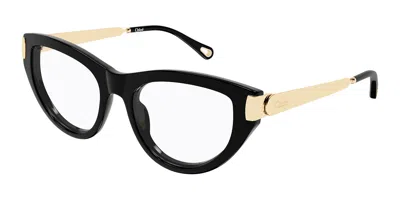 Chloé Ch0352o 001 Women's Glasses Black Size 53 - Free Lenses - Blue Light Block Available
